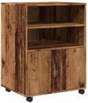 vidaXL Rollschrank, B&uuml;roschrank mit Stauraum, Aktenschrank f&uuml;r Wohnzimmer...