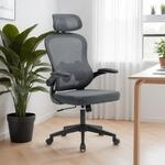 IDIMEX B&uuml;rodrehstuhl JOBURG h&ouml;henverstellbar mit Armlehnen, grau &ndash;...