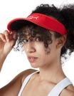 Sportkind Tennis, Running, Golf Sonnen Visor, rot