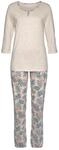 Lascana Damen Pyjama Sand-Bedruckt 32/34