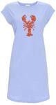 Ringella Sleepshirt mit Motivdruck Lobster Farbe Malibu Blue, Gr&ouml;&szlig;e 36