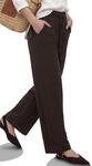 Street One High Waist Wide Leg Hose im Loose Fit Espresso Brown 46