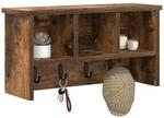 vidaXL Wandmontierter nachttisch Ger&auml;ucherte Eiche 50 x 16 x 26 cm,