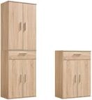 mokebo&reg; Mehrzweckschrank Set 2-teilig 'Die Allzweckwaffe', Schrank-Set mit