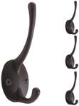 Mendler 4er-Set Garderobenhaken HWC-C75, Haken Wandhaken Kleiderhaken Set