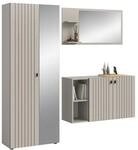 xonox.home &ndash; 3-TLG. Garderobenkombination Station 191x192x37 cm in Kaschmir...