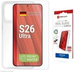 Displex Schutzglas + Schutzh&uuml;lle f&uuml;r Galaxy S26 Ultra (10H), MountMaster