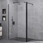 doporro Duschwand f&uuml;r Dusche 70x200cm Walk-In mit 30cm Nebenteil, 8mm
