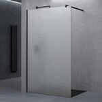 doporro Luxus Duschwand f&uuml;r Dusche Duschabtrennung 100x200cm Schwarz Walk-In...