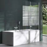 Mai & Mai Duschwand f&uuml;r Badewanne Badewannenwand faltbar 180&deg; Sicherheitsglas...