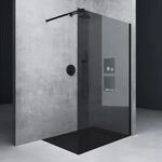Mai & Mai Duschwand f&uuml;r Dusche Duschabtrennung 100x200cm Walk-In Schwarz