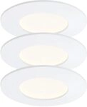 Briloner Leuchten, 7280-036, LED Einbauleuchten-Set 3 flammig, Kunststoff,...