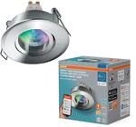 Osram Smart Matter Spot LED Einbaustrahler IP65 RGBW Verstellbar Chrom, 4,7W Smart