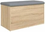 vidaXL Aufbewahrungsbank Sonoma-Eiche 82 x 42 x 45 cm Holzwerkstoff