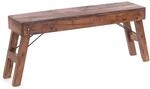 DESIGN DELIGHTS Faltbare SITZBANK Aldo | 112x48x28cm (BxHxT), Recyclingholz 
