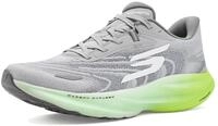 Skechers Herren Aero Spark Sneaker, Grau/Limette, 42 EU