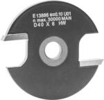 ENT 13886 Scheibennutfr&auml;ser HW, Schaft (S) 6,35 mm, Durchmesser (D) 40 mm, NL...