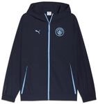 PUMA Manchester City FC Herren Pumatech Trainingsjacke 25/26, Blau (Deep Navy x Team