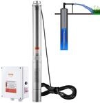 VEVOR Tiefbrunnen-Tauchpumpe, 2200 W, 230 V, 9,8 m&sup3;/h Durchfluss, 144 m