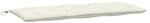 vidaXL Gartenbank-Auflage Melange Creme 120x50x7 cm Stoff
