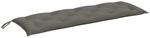 vidaXL Gartenbank-Auflage Melange Dunkelgrau 150x50x7 cm Stoff