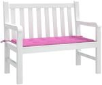 vidaXL Stuhlpolster Uni Rosa 100 x 50 x 3 cm Oxford-Stoff, Wohnzimmer,...