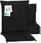 Beo&reg; Turin Niedriglehner Gartenstuhl-Auflagen 6er Set | Waschbar |...