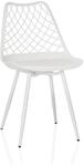 hjh LIVING Schalenstuhl mit Kissen, wetterfest BEGIO S Kunststoff Schale,...