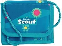 Undercover Scout Brustbeutel Little Flowers, Blau mit Blumenmuster, 13,5x11x1...