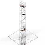 ALTEC Rollfix 2.0 1000 | 10m Arbeitsh&ouml;he | hvst. Fu&szlig;platten | Dreieckausleger 