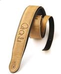 PRS Signature Leather Strap Sandstone/Black - Gitarrengurt