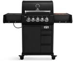 BURNHARD&reg; Gasgrill 3-Brenner inkl. Heckbrenner, mit Edelstahl-Grillrost