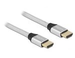 Delock Ultra High Speed HDMI Kabel 48 Gbps 8K 60 Hz Silber 3 m Zertifiziert