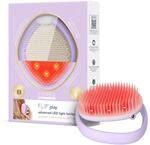 FOREO FLIP Play LED Rotlicht Haarb&uuml;rste &ndash; 3-in-1 Haarpflege-Haarb&uuml;rste ohne