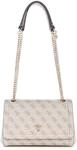 GUESS Schultertasche Umh&auml;ngetasche Noelle II Convertible Xbody Flap Bag Dark Taupe