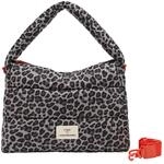 Unio Hamburg x Les Visionnaires Schultertasche Umh&auml;ngetasche Leo Unio Hobo Leo Grey