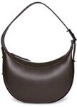 bugatti Amelie Schultertasche S f&uuml;r Damen, kleine Halfmoon-Bag aus Kunstleder...
