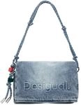 Desigual Umh&auml;ngetasche Schultertasche Half Logo Venecia 4.0 Crossbody Bag Denim Raw