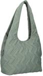 Zwei Damen Shopper CLEO CL100 Handtasche 9 Liter, leichte Nylon Tote Bag im Casual