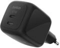 Belkin BoostCharge Pro 2-Port USB C Ladeger&auml;t, 67W, GaN-Ladeger&auml;t | 2x USB-C,