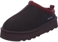 s.Oliver Damen Pantoletten aus Leder zum Reinschl&uuml;pfen, Braun (Dark Brown), 40 EU