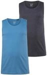 JP 1880 Herren gro&szlig;e Gr&ouml;&szlig;en &Uuml;bergr&ouml;&szlig;en Menswear L-8XL Tanktops, 2er-Pack,