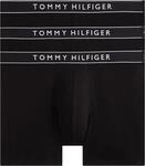 Tommy Hilfiger Herren 3er Pack Boxershorts Briefs aus Baumwolle mit Stretch, Schwarz
