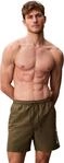 Calvin Klein Herren Badeshorts Medium Drawstring mit Tunnelzug, Gr&uuml;n (Brush Green),
