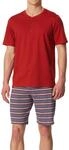 Schiesser Herren Schlafanzug Pyjama kurz mit Knopfleiste Single-Jersey - Casual