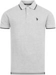 U.S. POLO ASSN. Herren Poloshirt (S-3XL) Baumwolle, Kurzarm, Piqu&eacute;-Optik P040 -