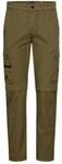 camel active Herren Zip-Off Cargohose mit Sicherheitstasche Olivgr&uuml;n, menswear-40/32