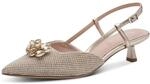 Tamaris Slingpumps Materialmix Textil/Synthetik