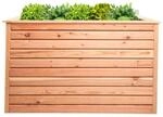 Mega Holz Hochbeet L&auml;rche Rhombus L - Naturbelassenes Kr&auml;uterbeet aus...