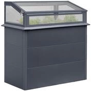 WESTMANN Primus Plus M Metall Hochbeet mit Fr&uuml;hbeetaufsatz 100x50x77 cm